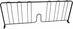 Value Collection 24" Wide, 8" High, Open Shelving Accessory/Component Black Powder Finish, 1/2" Deep, Use with NuLine Units WS-MH-WS-145 - 70241237