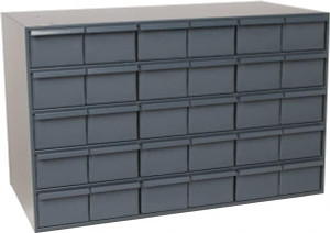 Durham 30 Drawer, Small Parts Steel Storage Cabinet 17-1/4" Deep x 33-3/4" Wide x 21-1/8" High 035-95 - 89774889
