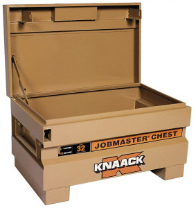 Knaack 32" Wide x 19" Deep x 18-1/2" High Job Site Box Steel, Tan 32 - 89761407