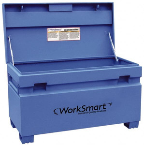 Value Collection 48" Wide x 24-3/16" Deep x 28-5/16" High Job Site Box Steel, Blue PS-MH-SITE-003 - 41924366