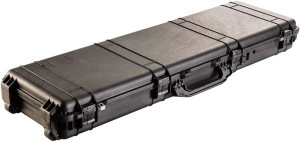 Pelican 16" Wide x 6-1/8" High, Long Gun Case Black, Polypropylene 1750-001-110 - 70461702