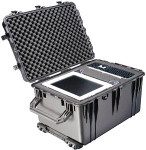 Pelican 23" Wide x 23" Deep x 19-31/64" High, Clamshell Hard Case Black, Plastic 1660-020-110 - 72571268