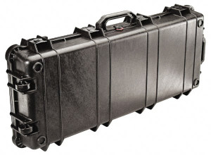 Pelican 16" Wide x 16" Deep x 6-1/8" High, Long Gun Case Black, Plastic 1700-000-110 - 82677840
