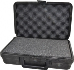 Platt Luggage, Inc. 12" Wide x 3-3/4" High, Clamshell Hard Case Black, Polyethylene 307 - 65359127