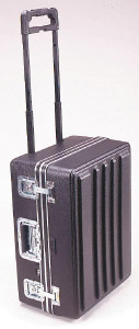 Platt Luggage, Inc. 21-1/2" Long x 15" Wide x 11-1/2" High Shipping/Travel Case Black, Polyethylene 201409AH - 65359234