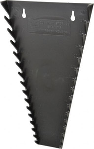 Quantum Storage Systems Tool Box High Impact Polystyrene Wrench Holder 7-1/8" Wide x 1" Deep x 11-5/8" High, Black WH-15 - 00281691