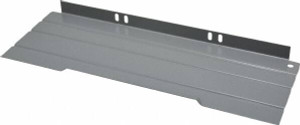 Vidmar Tool Box Steel Drawer Divider 12-1/4" Wide x 12-5/8" Deep x 4-1/2" High, Gray, For Vidmar Cabinets D4016-25PK - 88868823
