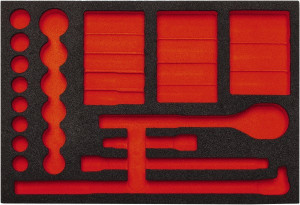 Proto Tool Box Case & Cabinet Inserts, Type: Foam Insert, For Use With: J54126, Material Family: Foam, Width (Inch): 11, Depth (Inch): 16, Height (Inch): 1-1/4 J54126F - 38525366
