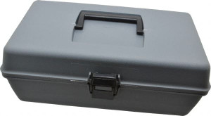 Flambeau 1 Compartment Utility Tool Box 11-1/8" Wide x 5-3/4" Deep x 4" High, Copolymer Resin, Gray 1100 - 00071589