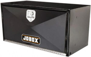 JOBOX 1 Compartment Underbed Truck Box 24" Wide x 18" Deep x 18" High, Steel, Black 1-004002 - 32435984