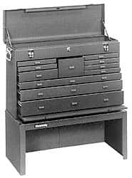 Kennedy 11 Drawer, 2 Piece, Brown Steel Machinists Combo 12.56 Inches Deep 9-1/2 Inches High 26.62 Inches Wide Base 52611/2600B - 06596167