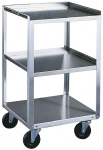 Lakeside 17-1/8 Inches Wide x 33 Inches High x 18-3/4 Inches Deep Portable Mobile Equipment Stand 500 Lbs. Load Capacity, 10-3/4 Inch Shelf Clearance 469 - 00455253