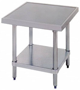 Eagle MHC 30 Wide x 30" Deep x 24" High, Stainless Steel Machine Work Table No-Drip Offset Edge, Adjustable Height Legs MS3030S - 00455055