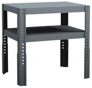 Value Collection 24 Wide x 18" Deep x 18 to 24" High, Steel Work Table Comfort Edge, Adjustable Height Legs WS-MH-WKBN-126 - 93976140