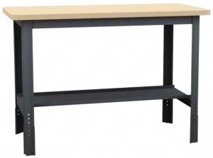 Value Collection 48 Wide x 24" Deep x 29" High, Plastic Laminate Workbench Comfort Edge, Adjustable Height Legs WS-MH-WKBN-134 - 93976223