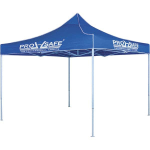 PRO-SAFE 10 ft. Wide x 10 ft. Deep x 6 ft. 6" ft. High Tent Steel Frame, Blue PT33225WPUVP - 31310360