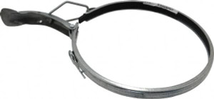 Made in USA 6" ID Galvanized Duct Clamp with PVC Seal 12006-0000-1000 - 03233004