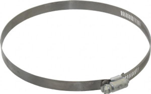 Made in USA 6-1/2" ID Stainless Steel Duct Hose Clamp 1/2" Long 10906-0000-4000 - 03233616