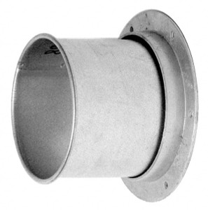 Made in USA 10" ID Galvanized Duct Flange Adapter 5" Long, 24 Gage 14410-0000-1220 - 03233681