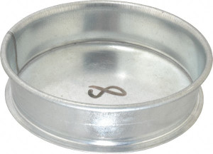 Made in USA 8" ID Galvanized Duct End Cap 2" Long, 22 Gage 16008-0000-1220 - 03234010