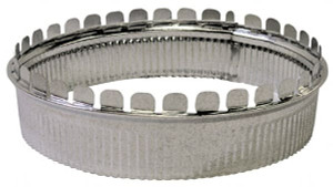 Made in USA 7" ID Galvanized Duct Round Starting Collar Standard Gage 01207000Z - 03378726