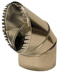 Made in USA 8" ID Galvanized Duct Round Takeoff 1-1/4" Long, Standard Gage 36508000 - 03379344