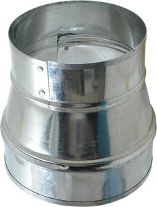 Made in USA 6" ID Galvanized Duct Tapered Reducer without Crimp Standard Gage 43106050 - 03379377