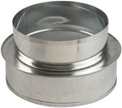 Made in USA 6" ID Galvanized Duct Shortway Reducer without Crimp Standard Gage 45106050 - 03379435