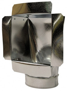 Made in USA 8" ID Galvanized Duct Side Ceiling Box 10" Long x 10" Wide, Standard Gage 47110101 - 03379526