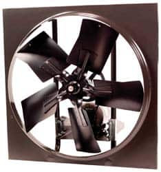 Fantech 42" Blade, Belt Drive, 1 hp, 17,570 CFM, Totally Enclosed Exhaust Fan 46" Opening Height x 46" Opening Width, 16" Deep, 8-1/2" Projection, 208 to 220/440 Volt, 1 Speed, Three Phase 1SDE42FX - 04142774