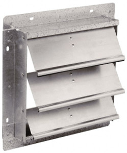 Fantech 24 x 24" Square Motorized Dampers 25" Rough Opening Width x 25" Rough Opening Height, For Use with 1SDE24, 1SDS24, 1MDE24, 1HDE24 1ACC24MD - 53341756