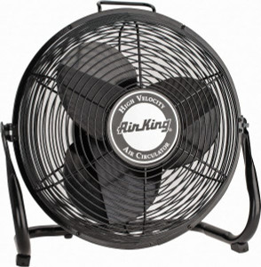 Air King 14" Blade, 1/20 hp, 1,180, 1,470 & 1,650 CFM, Industrial Circulation Fan Floor Stand, 120V Volts, 3 Speed 9214GT - 40738247