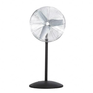 Airmaster Fan 30" Blade, 1/3 hp, 5,143, 5,943 & 7,794 CFM, Oscillating Industrial Circulation Fan Pedestal, 115 Volts, 2.5 Amps, 3 Speed 71568 - 87672606