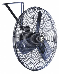 Airmaster Fan 30" Blade, 1/4 hp, 3,415, 5,300 & 7,185 CFM, Industrial Circulation Fan Wall/Ceiling Mount, 115 Volts, 2 Speed 71726 - 76930957