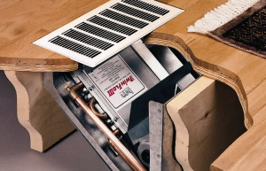 Beacon Morris 7-29/32" Long Through the Floor Baseboard Heating Recessed Mount Kit 14-15/32 x 14-15/32 x 11", For Use with K42 FK42 - 70793799