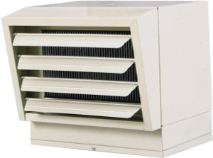 Marley 34,100 Max BTU Rating, 10,000 Wattage, Horizontal & Downflow Unit Electric Suspended Heater 480 Volts, 1-3 Phase, 18" Wide x 17-1/2" Deep x 18" High IUH1048 - 43772235