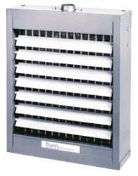 Beacon Morris 20" Fan Diam, 3500 CFM, Steam & Hot Water, Horizontal Hydronic Suspended Heater 900 FPM Outlet, 240,000 BTU/Hour Output, 1,140 RPM, 1/3 hp, 244.0 Lb/Hour Condensate, 17.40 GPM HB240B - 05762786