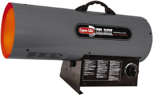 Dyna-Glo 10 to 125,000 BTU Rating, Propane Forced Air Heater 3,100 Sq Ft Max Heating Area, (1) 1 Lb or 20 Lb Tank Capacity, Fuel with LP Gas RMC-FA125DGD - 53772471