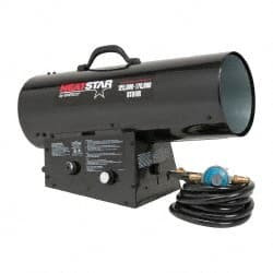 HeatStar 125,000 to 170,000 BTU Rating, Propane Forced Air Heater with Thermostat 4,000 Sq Ft Max Heating Area, 100 Lb Capacity, Fuel with Propane HS170FAVT - 00164970