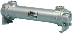 Bell & Gossett Shell & Tube Heat Exchangers, Applications: Hot Water Heating, Service, Panel Heating, Overall Length (Inch): 40, Shell Diameter: 4-1/2 (Inch), Flange Diameter: 7-1/4 (Inch), Steam Inlet (Top): 2 NPT BY526004036011 - 03364288