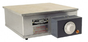 Waage Electric 12" Long x 12 Wide x 6" High, 115 Volt Hot Plate 300 to 700°F, 1 Burner, 1600 Watt, 14 Amps 1212-5-1 - 31734528