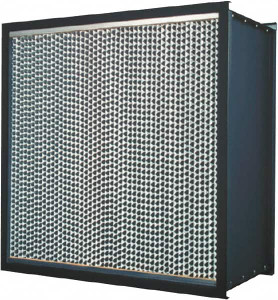 Made in USA 24" High x 12" Wide 11-1/2" Deep, 99.97% Capture Efficiency, HEPA Air Filter Microfiber Paper Media, Galvanized Steel Frame, 500 FPM Max, 1,000 CFM, 180°F Max, Use with Hospitals & Clean Rooms H62A2X1 - 32975146