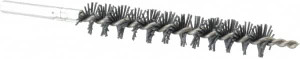 Schaefer Brush 3" Brush Length, 1/2" Diam, Single Stem, Single Spiral Tube Brush 4-3/4" Long, Silicone Carbide Impregnated Nylon, 8-32 Female Connection 43482 - 48686224