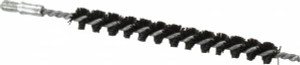 Schaefer Brush 3" Brush Length, 5/16" Diam, Nylon Single Stem, Single Spiral Condenser Tube Brush 4-1/2" Long, Nylon, 8-32 Male Connection 93703 - 60514601