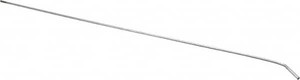 Schaefer Brush 24" Long, 8-32 Female, Galvanized Steel Brush Handle Extension 0.162" Diam, 8-32 Male, For Use with Tube Brushes & Scrapers 13042 - 88979927