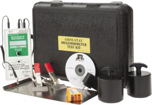 PRO-SAFE Anti-Static Monitors & Testers, Type: Test Kit for Static Control Surfaces, Power Source: Plug-In, Power Source Voltage: 110, Additional Information: Measures Resistivity, Humidity and Temperature PS-1000RT - 57978058