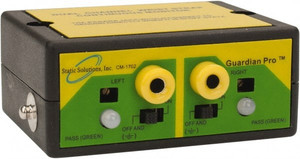 PRO-SAFE Anti-Static Monitors & Testers, Type: ESD Dual Monitor, Power Source: Plug-In, Power Source Voltage: 110, Includes: Monitor, (2) Cords, Tester, Power Cord, 9V Battery, Cables, Software, Cord, Frequency Hz: 60 Hz PS-1702CM - 57978082