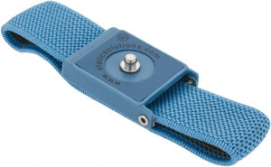 PRO-SAFE Grounding Wrist Straps, Size: Adjustable, Includes Grounding Cord: No, Grounding Cord Length (Feet): 0.00, Disposable or Reusable: Reusable, Number of Conductors: 1, Strap Material: Fabric PS-1025WS - 57937302