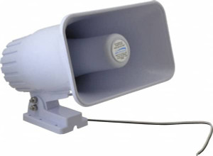 Speco Technologies 30 Max Watt, Rectangular Plastic Standard Horn and Speaker Weather and Waterproof, 9 Inch Deep SPC-15RP - 02930246