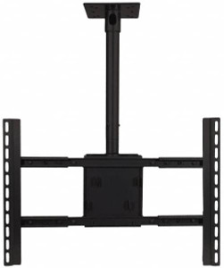 Video Mount Products Steel, Flat Panel Ceiling Mount For 42 to 70 Inch Plasma Monitor Black, 180 Lbs. Load Capacity, 0 to 18 Inch Vertical Opening, 15° Max Tilt Angle, Ceiling Mount Rotating and Tilting PDS-LCB - 52599966